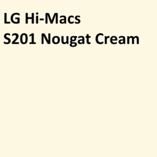 Lg hi macs s201 nougat cream